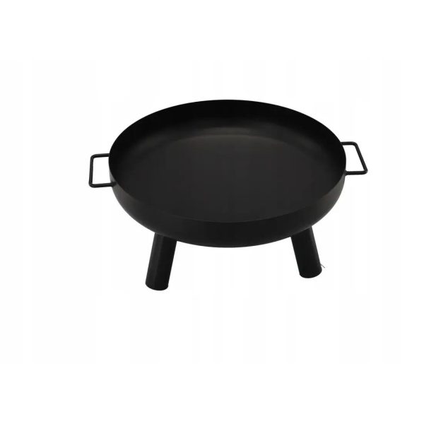 Gratar de gradina cu carbuni, grill rotund, trepied ajustabil, 64.5×64.5×150 cm, Chomik