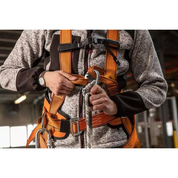 Kit pentru lucrul la inaltime cu ham P 05, centura de siguranta 2 m, amortizor, geanta, M-XL, NEO