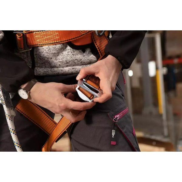 Kit pentru lucrul la inaltime cu ham P 05, centura de siguranta 2 m, amortizor, geanta, M-XL, NEO
