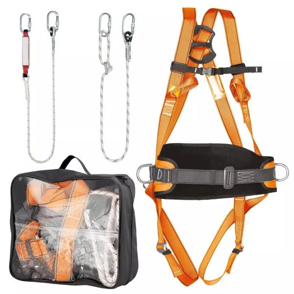Kit pentru lucrul la inaltime cu ham P 05, centura de siguranta 2 m, amortizor, geanta, M-XL, NEO