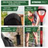 Set harlet, cazma, ingust, varf zimtat, maner fibra sticla, 126 cm, cu manusi, RedShark