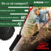 Set harlet, cazma, ingust, varf zimtat, maner fibra sticla, 126 cm, cu manusi, RedShark