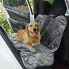 Husa bancheta auto pentru protectie si transport caini, catifea si bumbac, gri, 165×145 cm