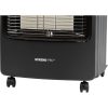 Incalzitor pe gaz, 2 in 1, ventilator electric, aprindere piezoelectrica, cu roti, furtun, regulator, 1.5-4.2 kW, 110-305 g/h, Strend Pro