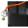 Incalzitor pe gaz, aprindere piezoelectrica, cu roti, furtun, regulator, 1.5-4.2 kW, 110-305 g/h, Strend Pro