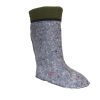 Cizme de cauciuc EVA, pentru pescuit/vanat cu captuseala, verde kaki, marimea 41, Jose Amorales