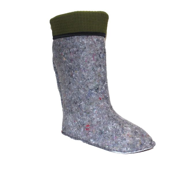 Cizme de cauciuc EVA, pentru pescuit/vanat cu captuseala, verde kaki, marimea 41, Jose Amorales