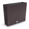 Set 2 jardiniere decorative, imitatie ratan, Rato Case, maro, 58x18x49.8 cm