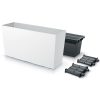 Set 2 jardiniere decorative, Urbi Case M, alb, 77x23.5x40.6 cm, 27 L