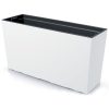Set 2 jardiniere decorative, Urbi Case M, alb, 77×23.5×40.6 cm, 27 L