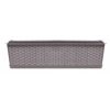 Set 2 jardiniere decorative, Ratolla Case P, cafeniu, 68.5×17.3×15 cm