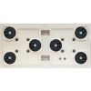 Jardiniera decorativa, efect lemn, alb, 63 L, 80x40x37 cm, Madera Case Eco Wood