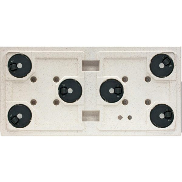 Jardiniera decorativa, efect lemn, alb, 63 L, 80x40x37 cm, Madera Case Eco Wood