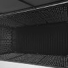 Lada depozitare de gradina, ratan sintetic, negru, max 30 kg, 121x57x67 cm