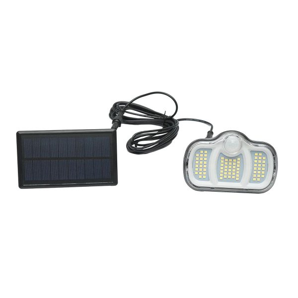 Lampa solara de perete cu senzor de miscare, LED 0.8 W, panou extern, 1200 mAh, IPX4, Breckner Germany