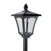 Lampa solara tip felinar pentru gradina, 1 LED, 18x18x160 cm