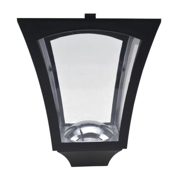 Lampa solara tip felinar pentru gradina, 1 LED, 18x18x160 cm