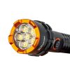 Lanterna aluminiu, cu acumulator, 6x1W LED + 8xSMD LED, USB-C, 1000 lm, 100 m, Richmann Exclusive