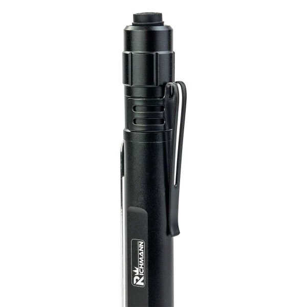 Lanterna mini, tip stilou, LED 1W + LED 3W, 100 lm + 200 lm, ZOOM, 50 m, Richmann