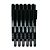 Marker permanent, 1 mm, negru, subtire, cu varf lung, Richmann