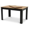 Masa pentru sufragerie/living, Artool, cu blat extensibil, pal, negru si craft, 120-160x80x75 cm