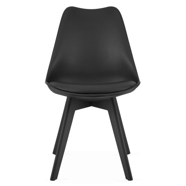 Masa de toaleta/machiaj, Irina, wenge + scaun Mark, negru, cu oglinda si LED-uri, 94x43x141 cm