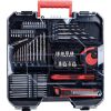 Masina gaurit/insurubat, 2x20V Li-ion, 2 Ah, incarcator si set burghie, varfuri si biti, 73 piese