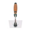 Mistrie inox, trapez, ingusta, sudura in puncte, 18 cm, maner pluta, Olejnik