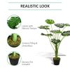 Planta artificiala, monstera cu ghiveci, verde, 85 cm
