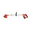 Motocoasa, trimmer, pentru tuns iarba, electric, cu acumulator 48V Litiu, 6000 mAh, incarcator si accesorii