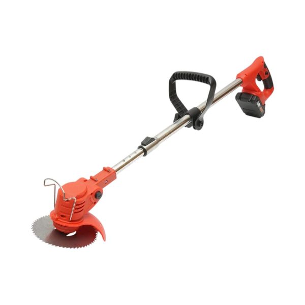 Motocoasa, trimmer, pentru tuns iarba, electric, cu acumulator 48V Litiu, 6000 mAh, incarcator si accesorii