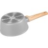 Oala ceramica cu capac de sticla, maner lemn, 1.3 L, 16 cm, MagicHome Harmony