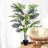 Planta artificiala, palmier cu ghiveci, verde, 150 cm