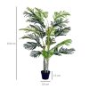 Planta artificiala, palmier cu ghiveci, verde, 150 cm
