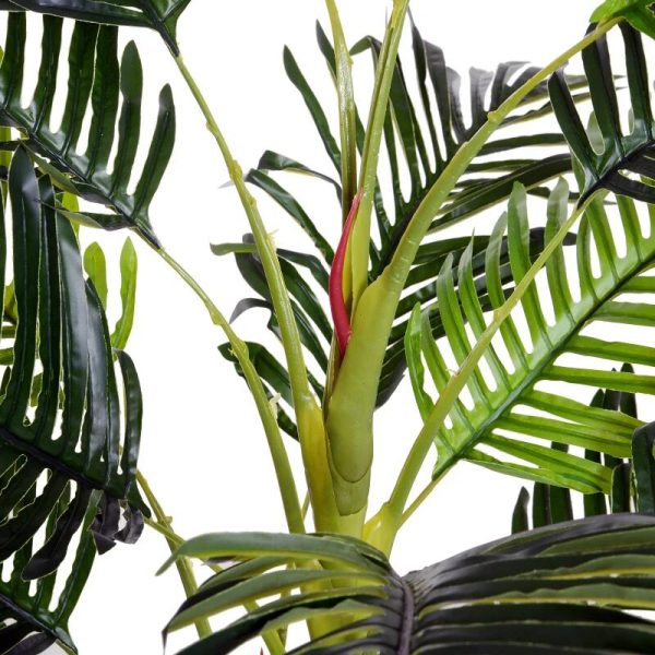 Planta artificiala, palmier cu ghiveci, verde, 150 cm