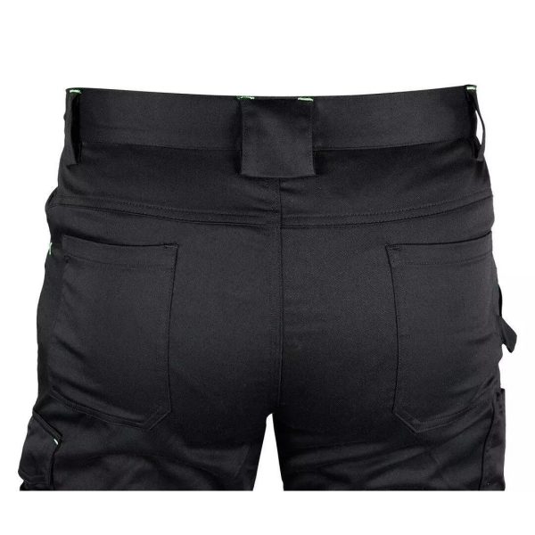 Pantaloni de lucru, bumbac, poliester, intariri genunchi, model Mix&Match, negru, marimea XL/54