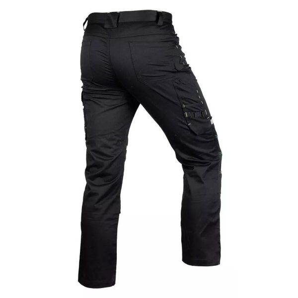 Pantaloni de lucru, bumbac, poliester, intariri genunchi, model Mix&Match, negru, marimea L/52