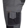 Pantaloni de lucru, poliester, bumbac, intariri genunchi, model Mix&Match, gri, marimea XL/54, NEO