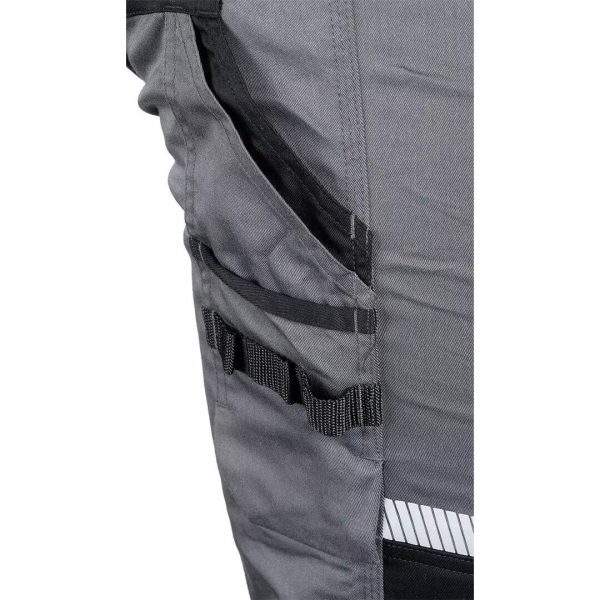 Pantaloni de lucru, bumbac, poliester, intariri genunchi, model Mix&Match, gri, marimea XXL/56, NEO