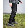 Pantaloni de lucru, bumbac, poliester, intariri genunchi, model Mix&Match, negru, marimea XXL/56