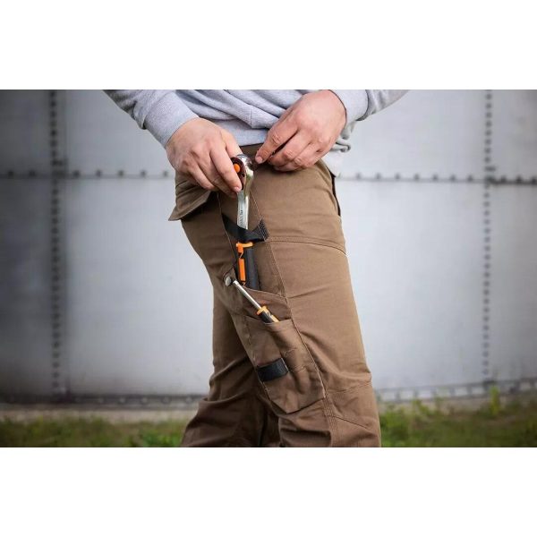 Pantaloni de lucru, bumbac si poliester, model Mix&Match, maro, marimea XXL/56, NEO