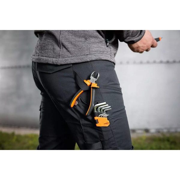 Pantaloni de lucru, bumbac si poliester, model Mix&Match, negru, marimea XXL/56, NEO