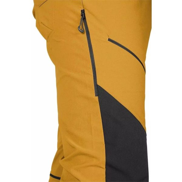 Pantaloni de lucru, elastici, nylon, model Outdoor, galben mustar, marimea L/52, NEO