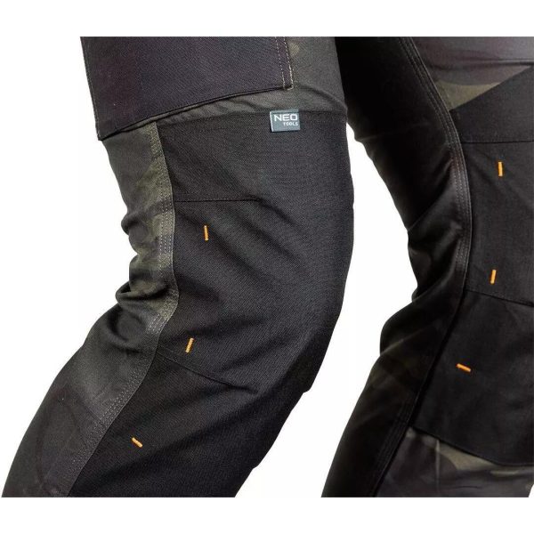 Pantaloni de lucru, poliester, bumbac, model Mix&Match, camuflaj verde inchis, marimea XL/54