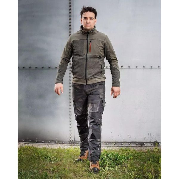 Pantaloni de lucru, poliester, bumbac, model Mix&Match, camuflaj verde inchis, marimea XL/54