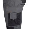 Pantaloni de lucru, poliester, bumbac, intariri genunchi, model Mix&Match, gri, marimea XXL/56, NEO