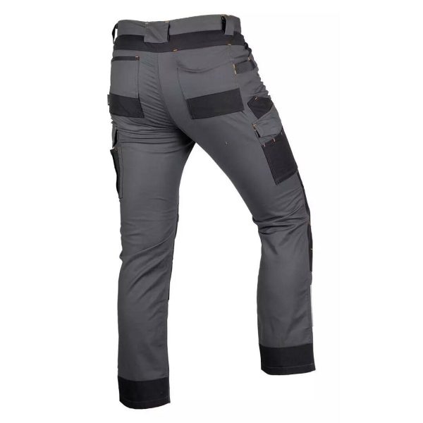 Pantaloni de lucru, poliester, bumbac, intariri genunchi, model Mix&Match, gri, marimea XXL/56, NEO