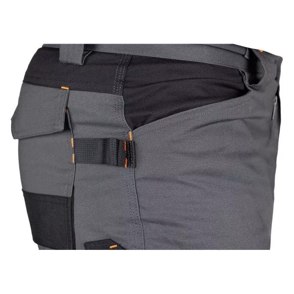 Pantaloni de lucru, poliester, bumbac, intariri genunchi, model Mix&Match, gri, marimea XXL/56, NEO
