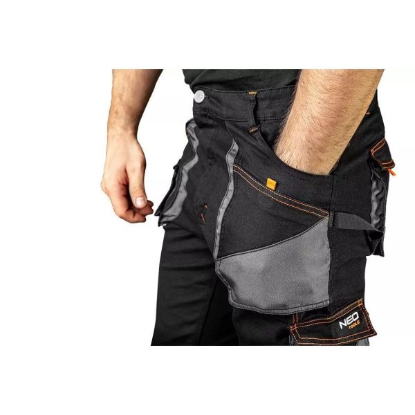 Pantaloni de lucru slim fit, cu curea, model HD, marimea XL/54, NEO