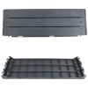 Pat/strat inaltat pentru flori, legume, din plastic, efect lemn, antracit, 149.2×75.6×25 cm, Prosperplast